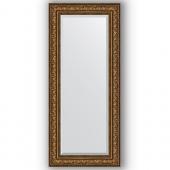 Зеркало настенное 65х150 см в багетной раме - виньетка состаренная бронза 109 мм.