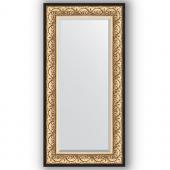 Зеркало настенное 60х120 см в багетной раме - барокко золото 106 мм.