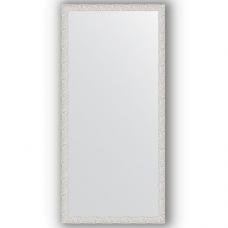 Зеркало настенное 71х151 см в багетной раме - чеканка белая 46 мм.