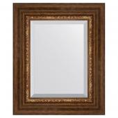 Зеркало настенное 46х56 см в багетной раме - римская бронза 88 мм. Зеркало настенное 46х56 см в багетной раме - римская бронза 88 мм.
