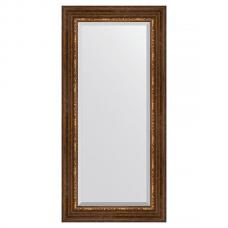 Зеркало настенное 56х116 см в багетной раме - римская бронза 88 мм. Зеркало настенное 56х116 см в багетной раме - римская бронза 88 мм.