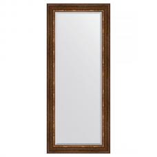 Зеркало настенное 66х156 см в багетной раме - римская бронза 88 мм. Зеркало настенное 66х156 см в багетной раме - римская бронза 88 мм.
