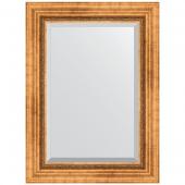 Зеркало настенное 56х76 см в багетной раме - римское золото 88 мм. Зеркало настенное 56х76 см в багетной раме - римское золото 88 мм.