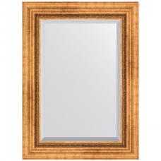 Зеркало настенное 56х76 см в багетной раме - римское золото 88 мм. Зеркало настенное 56х76 см в багетной раме - римское золото 88 мм.