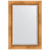 Зеркало настенное 66х96 см в багетной раме - римское золото 88 мм. Зеркало настенное 66х96 см в багетной раме - римское золото 88 мм.
