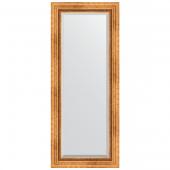 Зеркало настенное 56х136 см в багетной раме - римское золото 88 мм. Зеркало настенное 56х136 см в багетной раме - римское золото 88 мм.