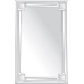 Зеркало с зеркальным обрамлением (серебро) 70х110 см. Серия V-2.