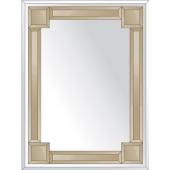Зеркало с зеркальным обрамлением (бронза) 60х80 см. Серия V-2.