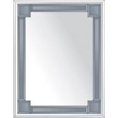 Зеркало с зеркальным обрамлением (графит) 70х90 см. Серия V-2.