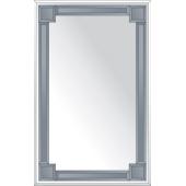 Зеркало с зеркальным обрамлением (графит) 70х110 см. Серия V-2.