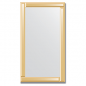 Зеркало с зеркальным обрамлением (бронза) 50х90 см. Серия V-1.