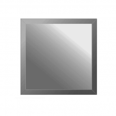 Зеркальная плитка с фацетом 10 мм (графит) (квадрат 20х20 см)