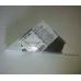 Зеркальная плитка с фацетом 10 мм (графит) (треугольник 15х15 см) - комплект 6 шт.