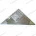 Зеркальная плитка с фацетом 15 мм (серебро) (треугольник 20х20 см) - комплект 6 шт.