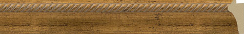 Багет состаренная бронза с плетением
